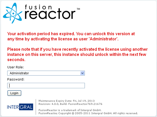 Activation Expired