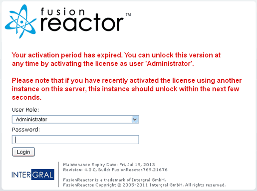 Activation Expired