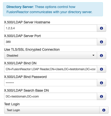 Using Active Directory to Log In to FusionReactor, FusionReactor