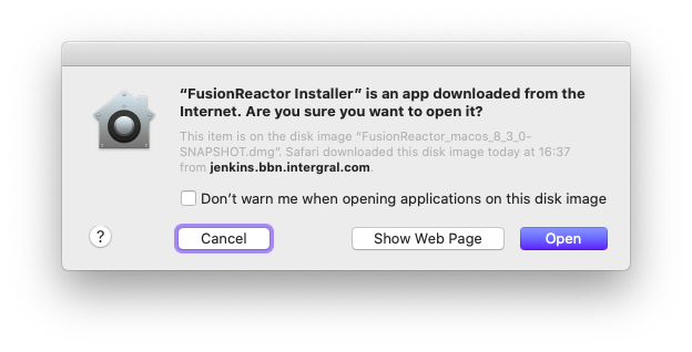 Signing, Notarizing and Stapling on macOS, FusionReactor