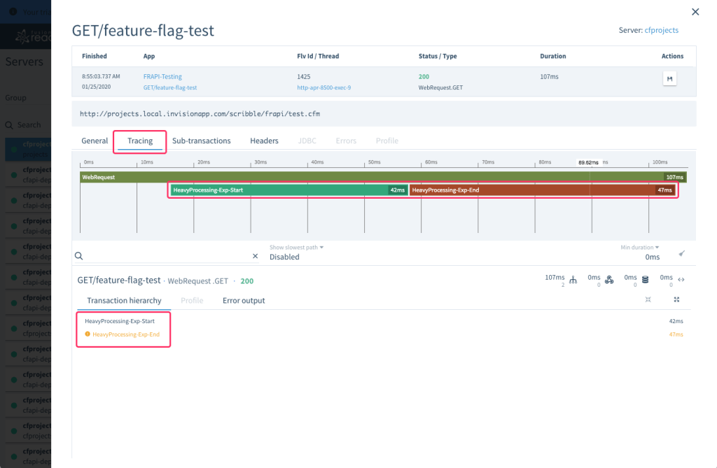 Using The FusionReactor API (FRAPI) To Add Custom Instrumentation In Lucee CFML 5.2.9.40, FusionReactor