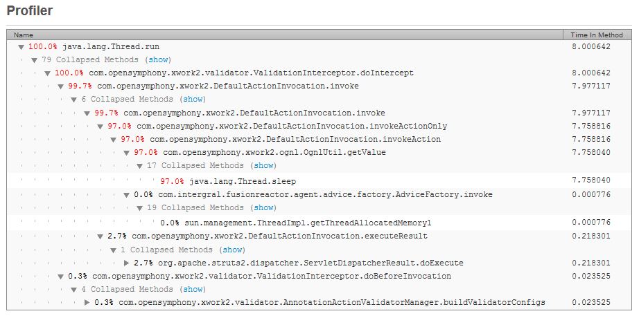 Code Profiler – continuous profiling, FusionReactor