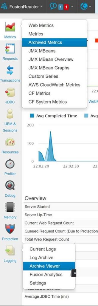 Using FusionReactor to measure success of application and environment migration and upgrade activities, FusionReactor