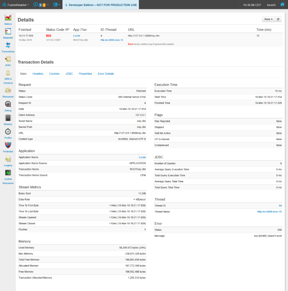 Getting Started with FusionReactor (for ColdFusion Devs), FusionReactor
