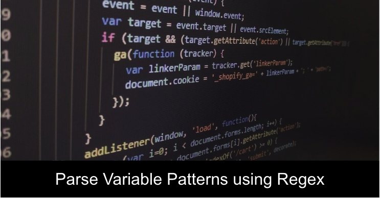 Parse Variable Patterns using Regex