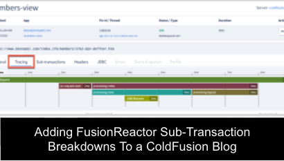 understand how long ColdFusion requests are taking to execute