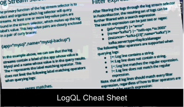 LogQL cheat sheet