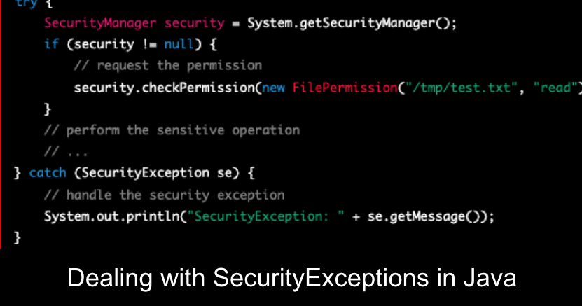 Java Exceptions and How to Log Them Securely